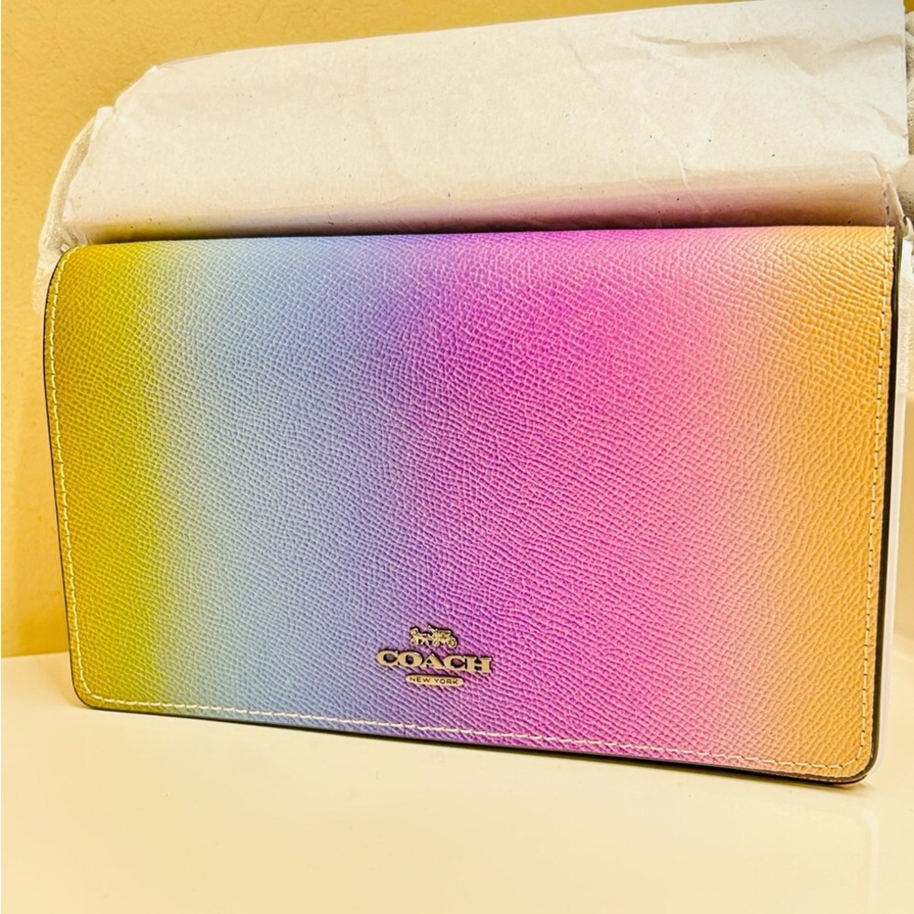 Coach Rainbow Ombre Crossbody Bag RARE‼️